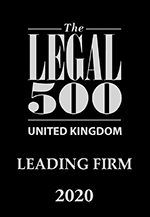 Legal 500 Leading Firm 2020